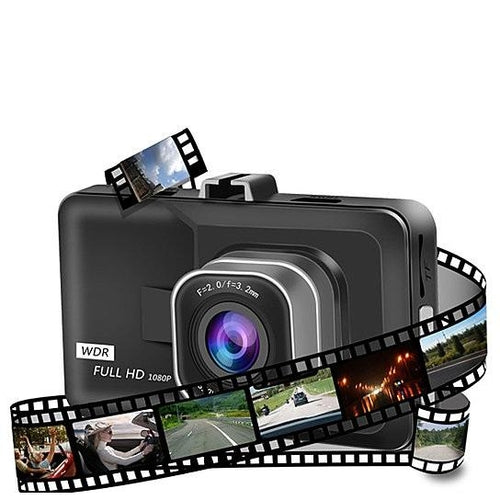 كاميرا لوحة قيادة Black Box بدقة 1080P ومستشعر G وتصوير متواصل للسيارة