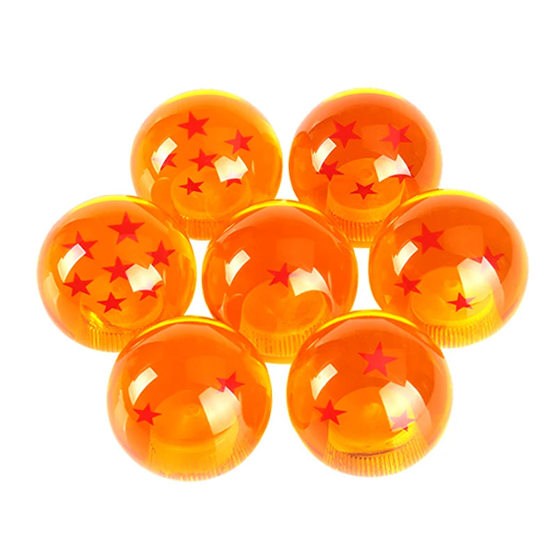 Universal Auto Shift Knob Star Orange 54mm Diameter Gear Shift Knob 1-7 STARS