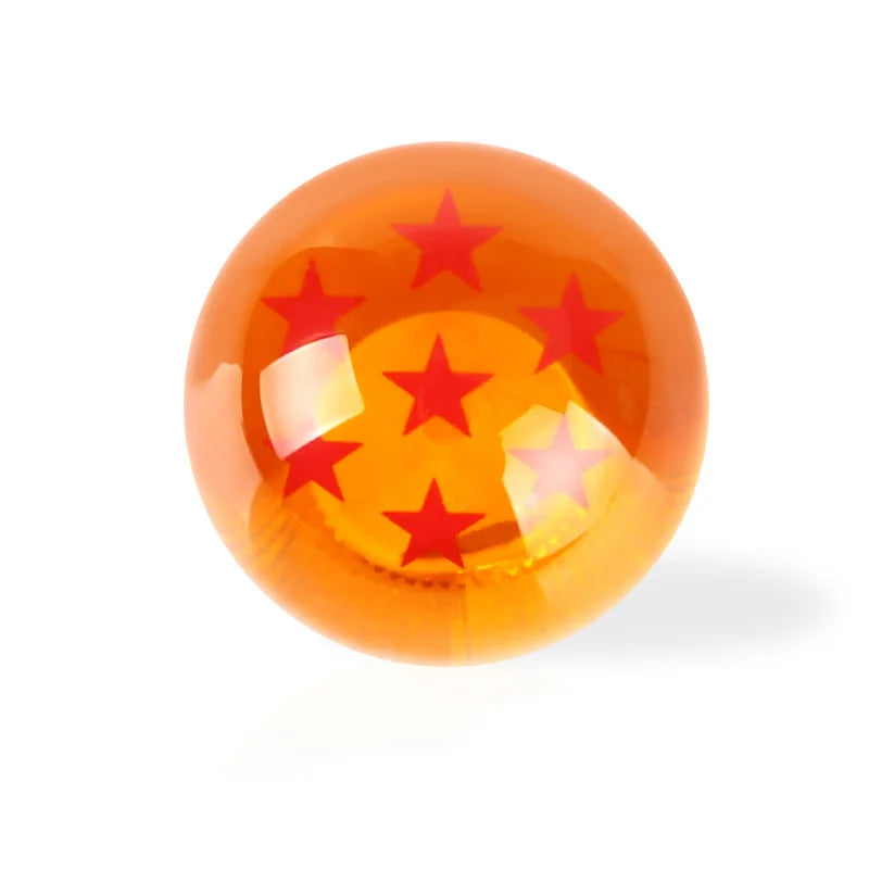 Universal Auto Shift Knob Star Orange 54mm Diameter Gear Shift Knob 1-7 STARS