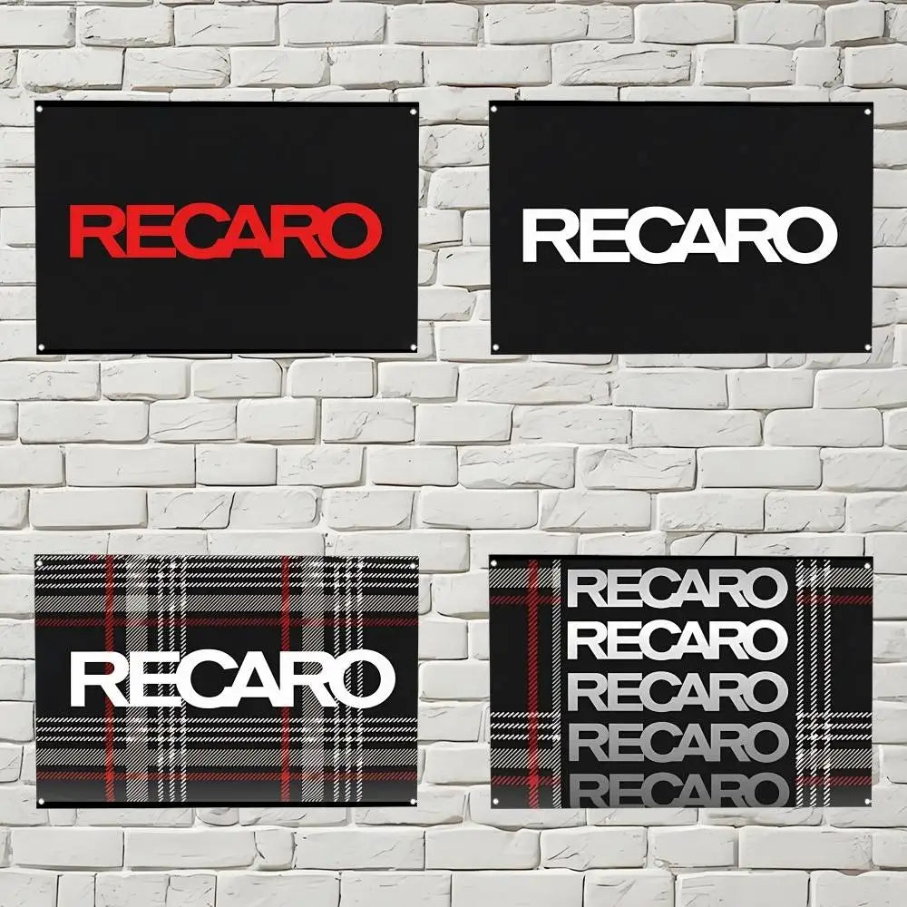 Recaros Logo Flags Home Decor Tapestries Banners Background Decorations Children's Banners Holiday Decorations Backdrops