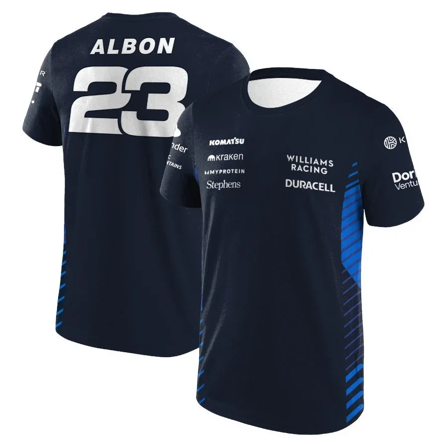 F1 New Men's T-Shirt Racing Competition Clothing 2025 Hot Selling 55 Sainz Followers Oversized T-Shirt Motorcycle Sports Tees