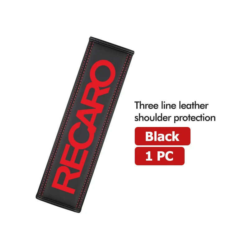 Car Safety Belt Shoulder Cover Strap Padding Protector Pad For Recaro