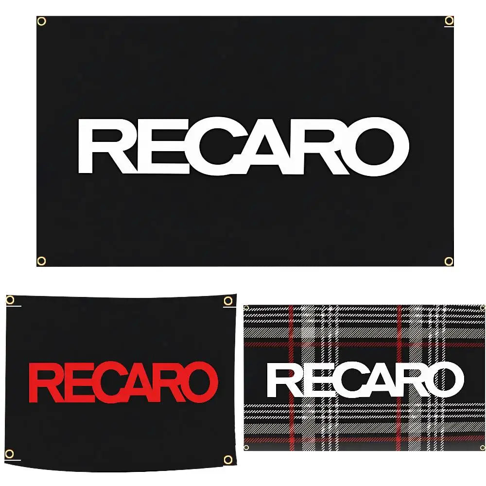 Recaros Logo Flags Home Decor Tapestries Banners Background Decorations Children's Banners Holiday Decorations Backdrops
