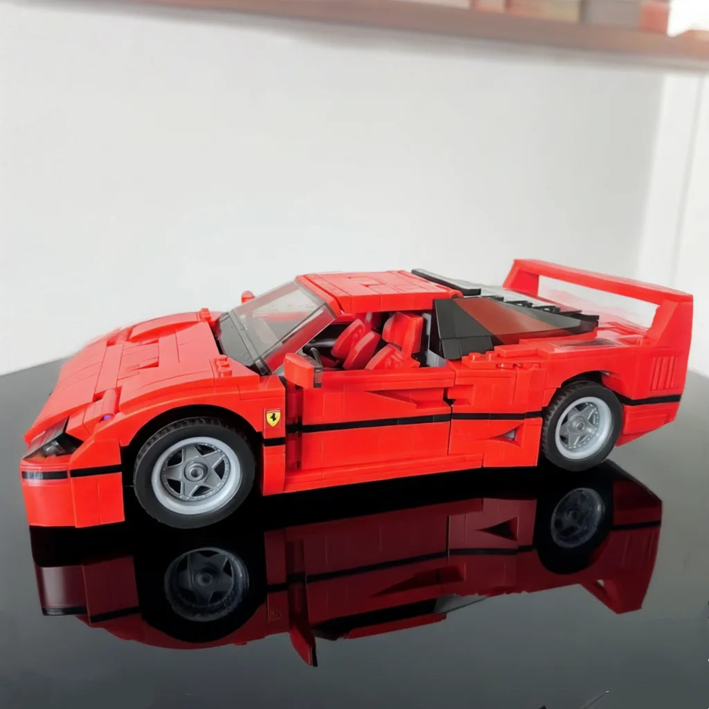 Classic Racing 10248 F40 Compatible MOC-49743 Sports Car 1192 PCS Splicing Assembly Building Block Toy Model DIY Kids Gift