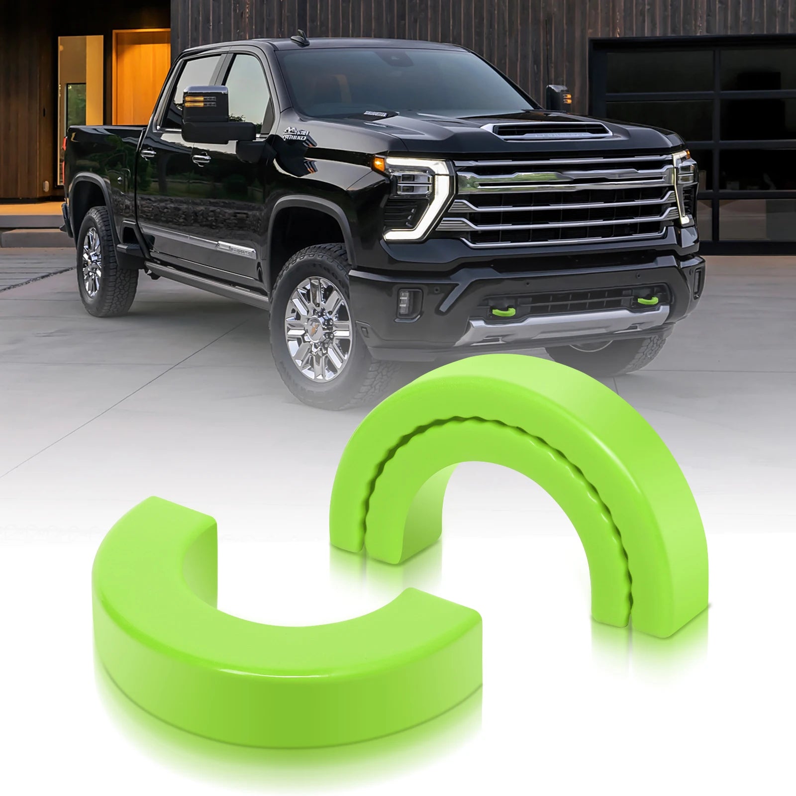 Tow Hitch Covers for Chevy Silverado 1500(2007-2024)&GMC Sierra 1500 (2007-2018), Tow Hook Cover Accessories
