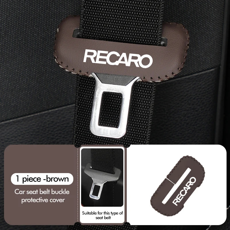 Car Seat Safety Buckle Protection Sleeve Adjusting Clip For Recaro