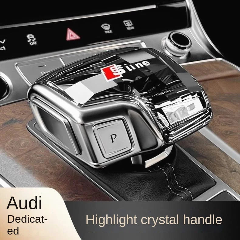 Audi Crystal Gear Shift Handle Head Lever A6 C8 A6L RS7 A7 Q7 RS6 A4 A4L Q5L RS4 RS5 A5 S4 S5 SQ5