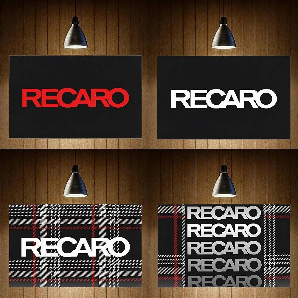 Recaros Logo Flags Home Decor Tapestries Banners Background Decorations Children's Banners Holiday Decorations Backdrops