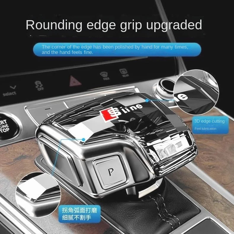 Audi Crystal Gear Shift Handle Head Lever A6 C8 A6L RS7 A7 Q7 RS6 A4 A4L Q5L RS4 RS5 A5 S4 S5 SQ5