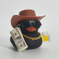 Cowboy Rubber Duck Car Ornament for Jeep Duck Car Dashboard Decorations Quirky Rubber Duck Car Accessories Funny Office Gifts