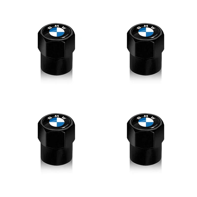 4 قطع أغطية صمام إطار عجلة السيارة أغطية ساق هوائية إكسسوارات لسيارات BMW M E46 E39 E70 F10 F20 F30 X5 X6 X1 M3 M5 M6 E71 F01 F02 F87