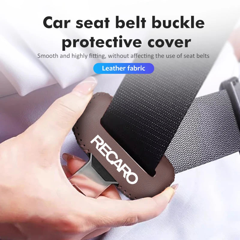 Car Seat Safety Buckle Protection Sleeve Adjusting Clip For Recaro