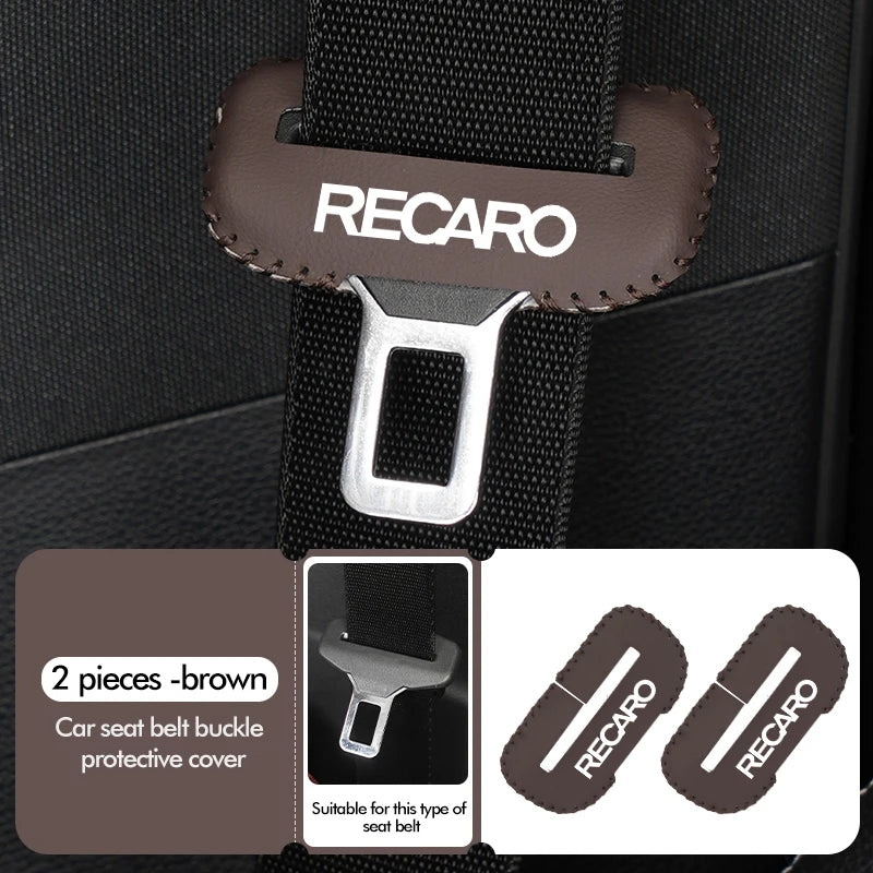 Car Seat Safety Buckle Protection Sleeve Adjusting Clip For Recaro