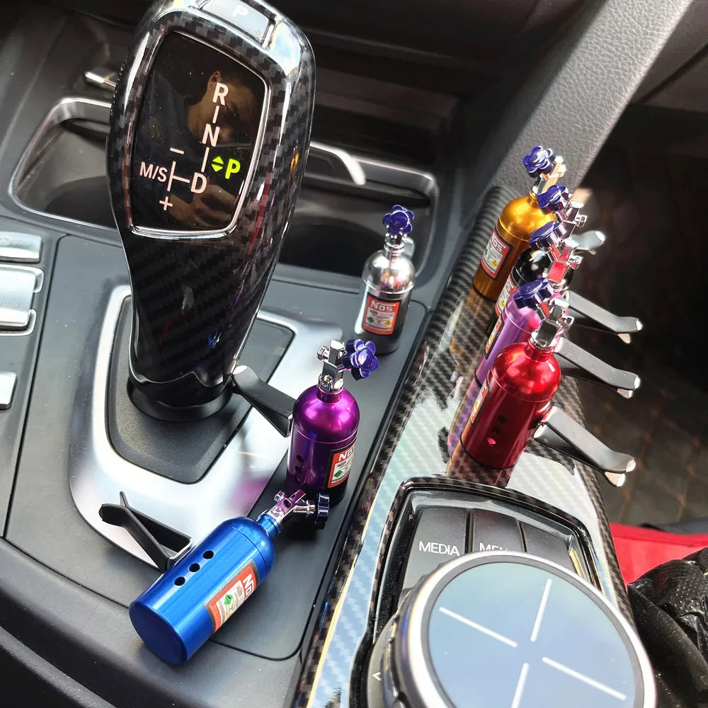 Hot Sale Car Air Freshener NOS Nitrogen Bottle Air Vent Aromatherapy Auto Aroma Outle Perfume Flavoring Fragrances Accessories