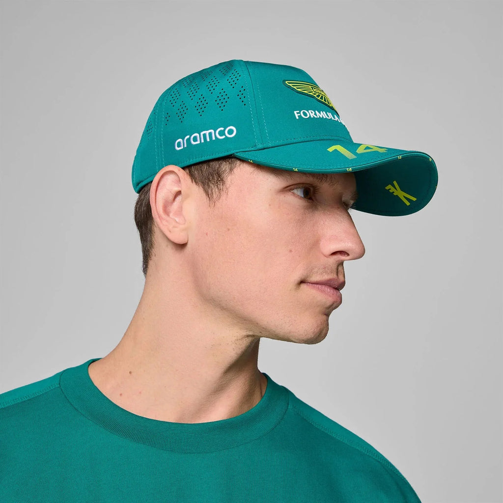 2026 Aston Martin Racing Team Baseball Cap Fernando Alonso Same Style Men Leisure Sunscreen Sun Hat Daily Training Peaked Cap