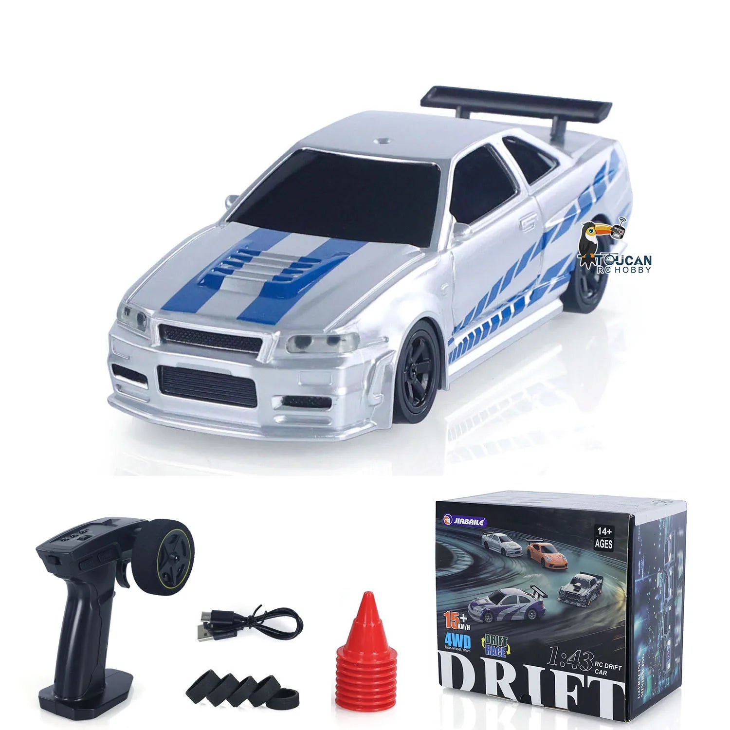 SALE 4WD RTR 1/43 RC Speed Car Four-wheel Drive Radio Control 2.4g Mini Racing Drifting Car Toys High Speed Model Gift for Boys