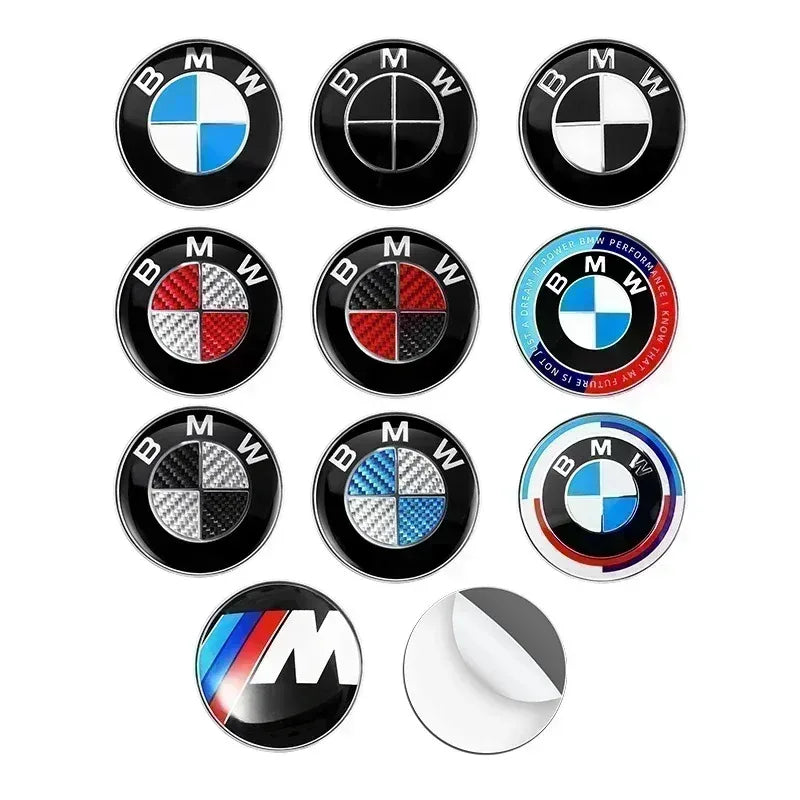 شعار شارة عجلة قيادة السيارة 45 ملم ملصق تزيين تلقائي لسيارات BMW الفئة 1 3 5 7 M Performance M3 M5 F01 F20 F10 F13 F16 F34