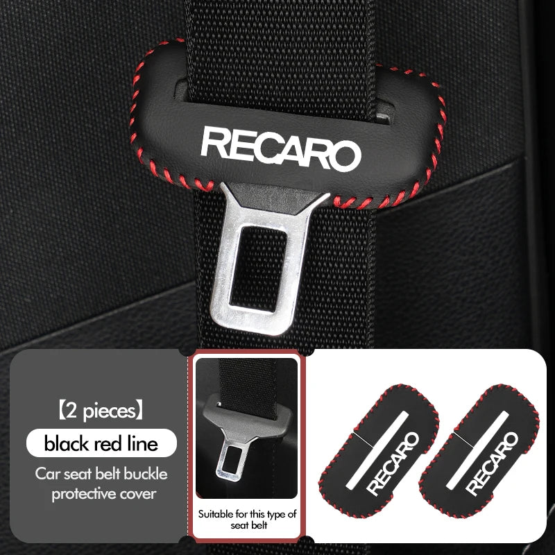 Car Seat Safety Buckle Protection Sleeve Adjusting Clip For Recaro