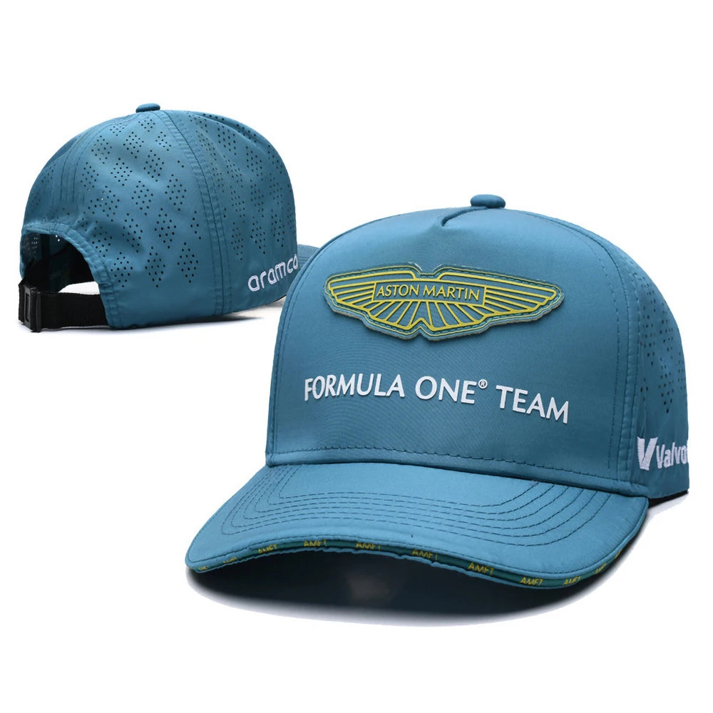 2026 Aston Martin Racing Team Baseball Cap Fernando Alonso Same Style Men Leisure Sunscreen Sun Hat Daily Training Peaked Cap
