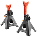 حامل الرفع SucceBuy Jack Stands سعة 3/6 طن حامل رفع للسيارة بقفل مزدوج وارتفاع قابل للتعديل لرفع سيارات الدفع الرباعي والشاحنات الصغيرة والسيارات ومركبات UTV وATV