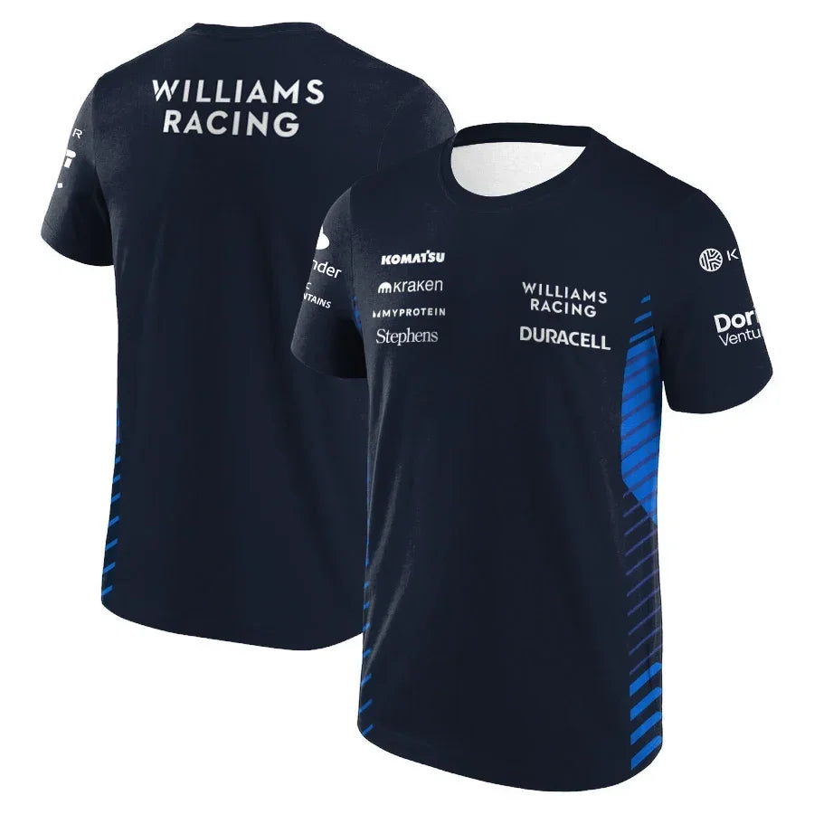تي شيرت F1 رجالي جديد لملابس مسابقة السباق 2025 الأكثر مبيعًا 55 من متابعي ساينز تي شيرت كبير الحجم لركوب الدراجات النارية تي شيرت رياضي