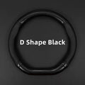 New Universal Car Steering Wheel Cover Carbon Fiber Leather Three-dimensional Anti Slip Timple And Fashionable Car Accessories