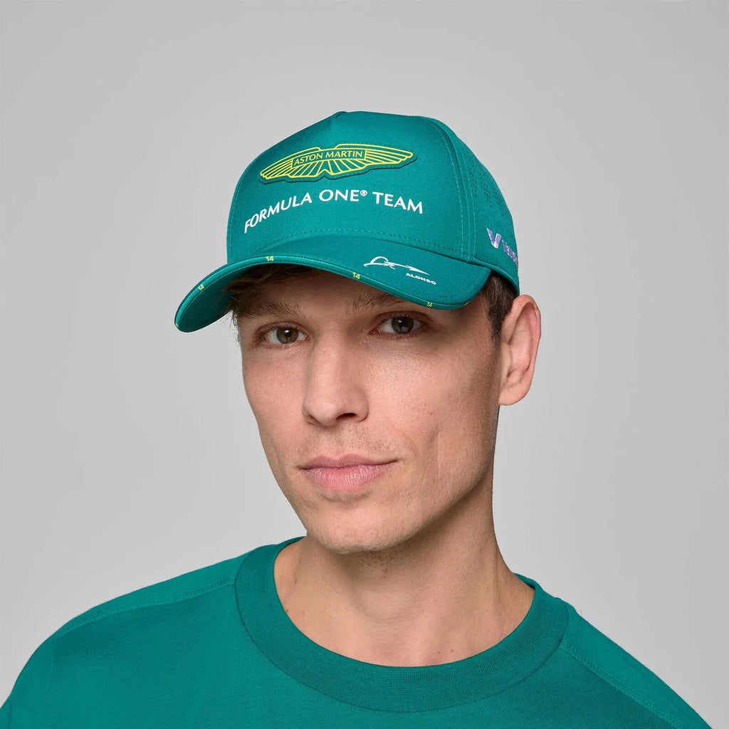 2026 Aston Martin Racing Team Baseball Cap Fernando Alonso Same Style Men Leisure Sunscreen Sun Hat Daily Training Peaked Cap