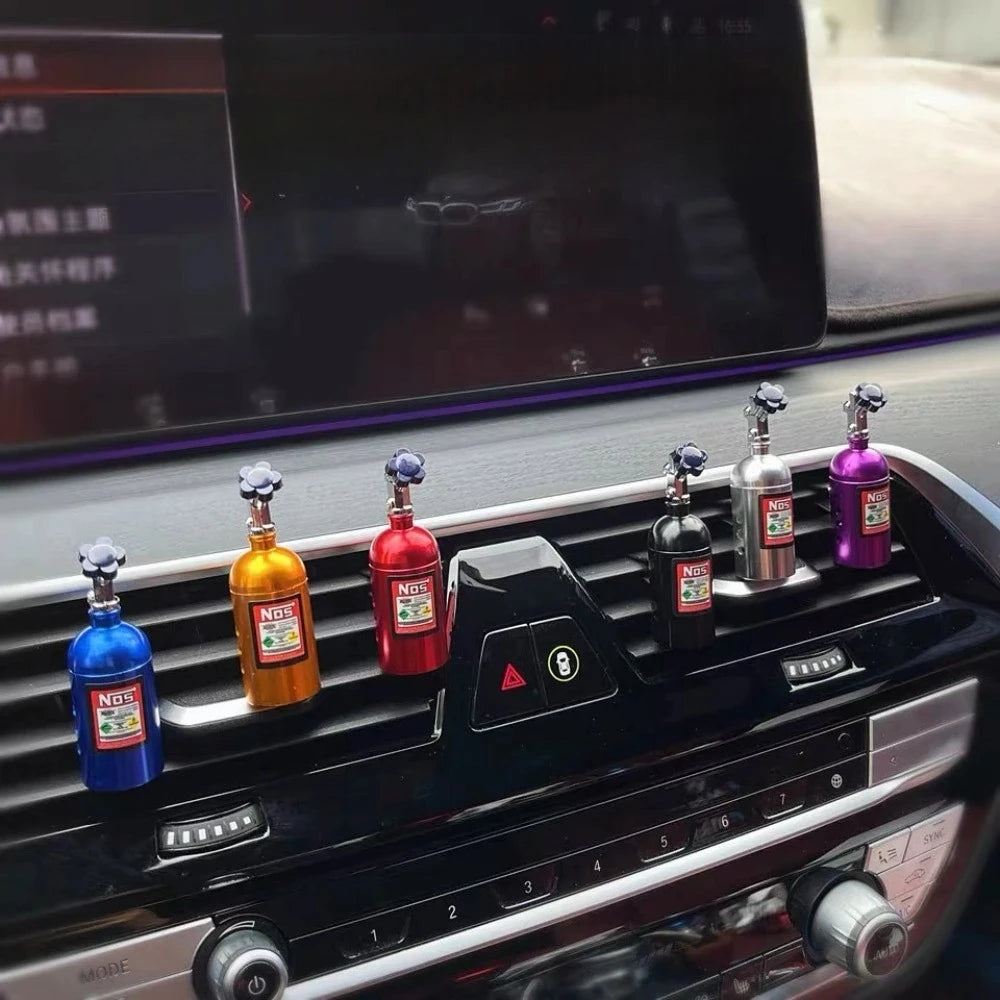Hot Sale Car Air Freshener NOS Nitrogen Bottle Air Vent Aromatherapy Auto Aroma Outle Perfume Flavoring Fragrances Accessories